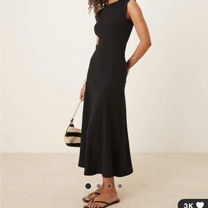 ASOS design black maxi dress